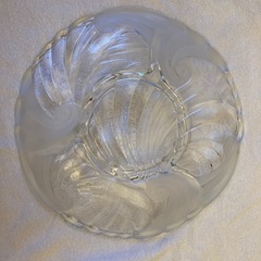昭和っぽいガラスの大皿の画像