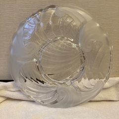昭和っぽいガラスの大皿の画像