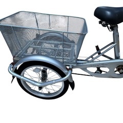 大人用三輪車　natural flow シルバー　の画像