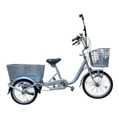 大人用三輪車　natural flow シルバー　の画像