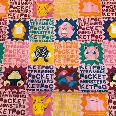 ポケモン柄　半端布の画像