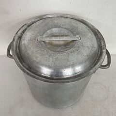 アルミ製 寸胴鍋 38cm 両手鍋 蓋付き H380 アルミ寸胴鍋 厨房 厨房機器 店舗 店舗用品 調理器具 キッチン用品 調理道具 鍋 Y1992の画像