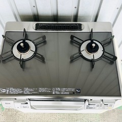 【引取】2025年製★リンナイ ガスコンロ ラクシエプライム 都市ガス左強火力 RTS65AWG31R2GA-VL ココットプレート付属の画像