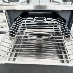 【引取】2025年製★リンナイ ガスコンロ ラクシエプライム 都市ガス左強火力 RTS65AWG31R2GA-VL ココットプレート付属の画像