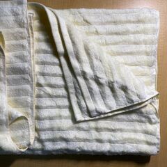 T213-69135/WELHOME バスタオル 76cm x 147cm　クリーム　柔らかく贅沢な質感　高い耐久性　500GSM　綿100%の画像