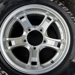 中古 WEDS KEELER 15×5.5J BFGoodrich Mud-Terrain 215/75R15の画像