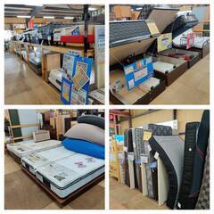 【愛品倶楽部柏店】ニトリ セミダブルベッド (ロデリック-S MBR / Nスリープ ハード H3-CR ベース部) フレーム＆マットレスSETの画像