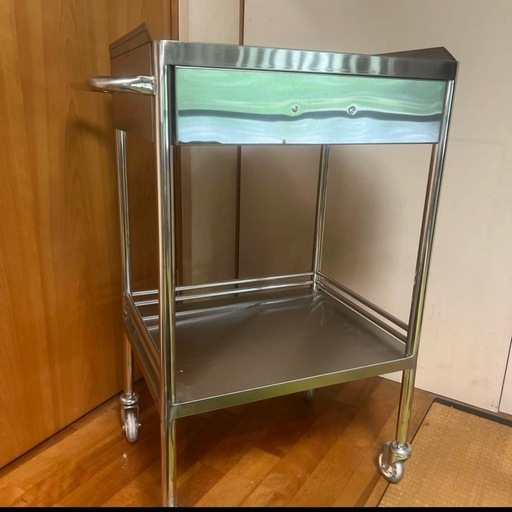 直接お越しいただける方】ステンレスのキッチンカート