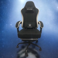 GTPLAYER ゲーミングチェア ファブリック オットマン 椅子 イス テレワーク 腰痛対策 pcチェア デスクチェア 蒸れない ソファーの座 2025年6月購入の画像