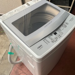 【2021年洗濯機】5.0kg AQW-GS50JBK アクアの画像