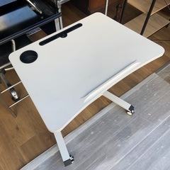 スタンディングデスク　昇降式　ホワイトの画像