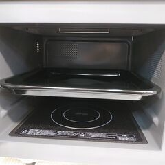 3か月間保証☆配達有り！13200円(税込）東芝 オーブンレンジ 庫内フラット 角皿付 2022年製 の画像
