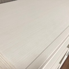 【受渡決定済】重厚感のある本棚　ホワイトの画像