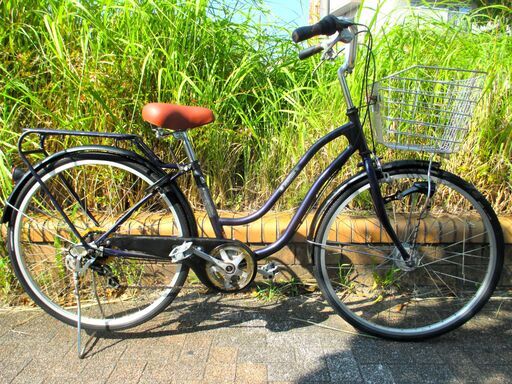 【名古屋】普通自転車、緑色、ママチャリ変速ありです、オートライト 名古屋】普通自転車、緑色、ママチャリ変速ありです、オートライト