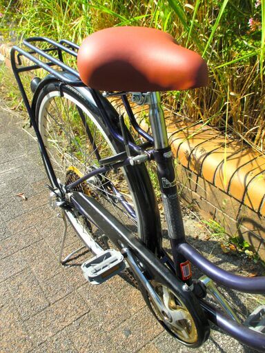 ホームサイクル２６オートライト付愛知県限定手渡のみ名古屋市市西区北区配送無料 シティサイクル（軽快車） 26インチ 常時点灯ライト NH