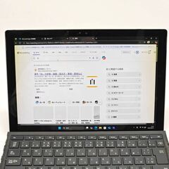 タッチパネル バッテリー◎ 12.5 マイクロソフト 2in1 タブレットPC Surface Pro 4 1724 Core i5-6300U windows11 pro 8GB SSD256GB  カメラあり オフィス (C023)の画像