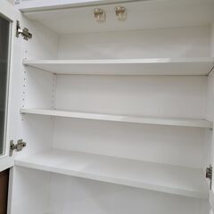 J1192【リユースのサカイ柏店】NITORI　ニトリ　食器棚　ダリア80KB　クリーニング済み　の画像
