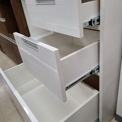 J1192【リユースのサカイ柏店】NITORI　ニトリ　食器棚　ダリア80KB　クリーニング済み　の画像