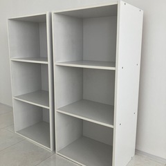 白　カラーボックス　2個セットの画像