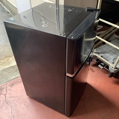 【2018年冷蔵庫】90L AR-90L02BK ※収納パーツ足りない部分ありの画像