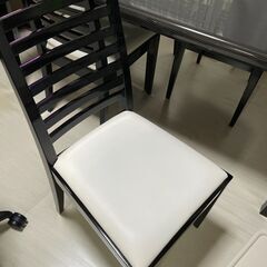 大塚家具 秋田木工 ダイニング5点セット の画像