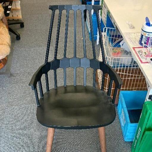 ⭐️値下げ可能！⭐️トーヨーキッチン Kartell カムバックチェア ブラック 0801-173 トーヨーキッチン Kartell カムバックチェア ブラック
