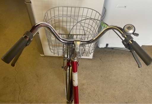 札幌 自転車 パンクしないタイヤ 24インチ 変則無し SALUTE ママチャリ