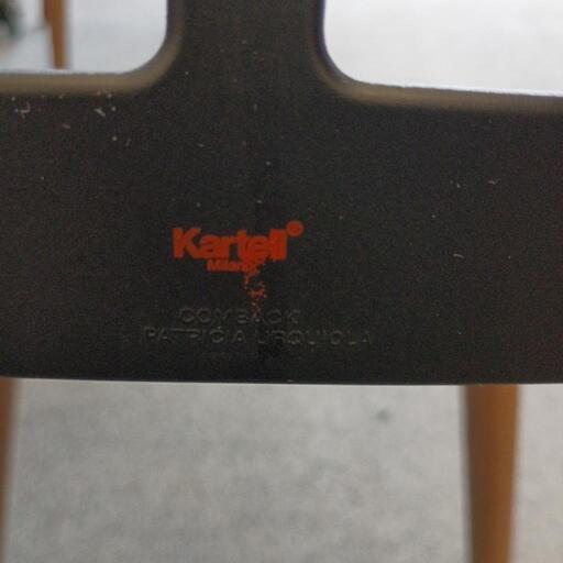 0801-172 トーヨーキッチン Kartell カムバックチェア ブラック