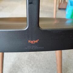 0801-172 トーヨーキッチン Kartell カムバックチェア ブラックの画像