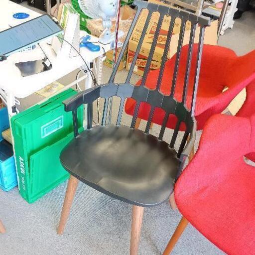 ⭐️値下げ可能！⭐️トーヨーキッチン Kartell カムバックチェア ブラック 0801-174 トーヨーキッチン Kartell カムバックチェア ブラック