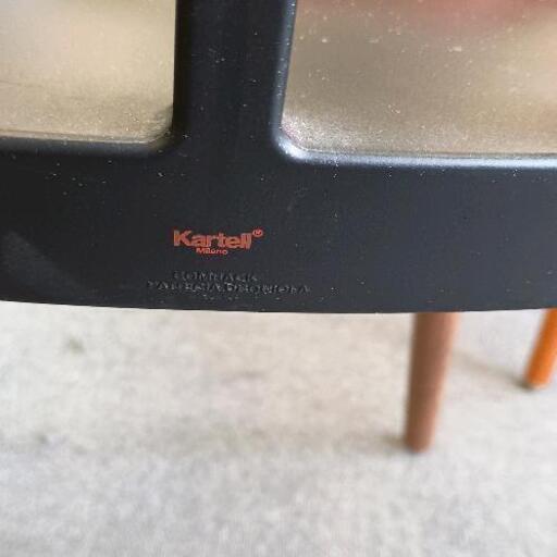 0801-172 トーヨーキッチン Kartell カムバックチェア ブラック使わ