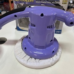 MIRAREED ワックスポリッシャー VC-201 100V WAX MAX 拭き取り用パフ•ヘラ付属 動作確認済 中古品 ④の画像
