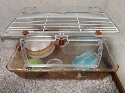 ハムスター　飼育セット　中古 ハムスター用ケージ ハムスター飼育セット ヒーター付き 中古品