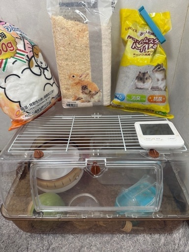 ハムスター　飼育セット　中古 ジャンガリアンハムスター飼育セット ゆったり/飼育ケース 飼育