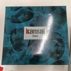 0801-234 ☆未使用☆　Kansai inox 18-8ステンレス ゴブレット　タンブラー　ペアセットの画像