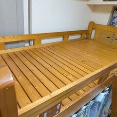 収納庫付き　二段ベッドの画像