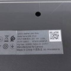 中古ノートパソコン Lenovo　81LG Windows11+office SSD256GB i5-8265U/メモリ8GB/15.6インチ/webカメラ/DVD内蔵の画像
