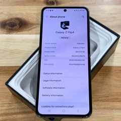 Android Galaxy Flip 4｜128gb｜SIMフリーの画像