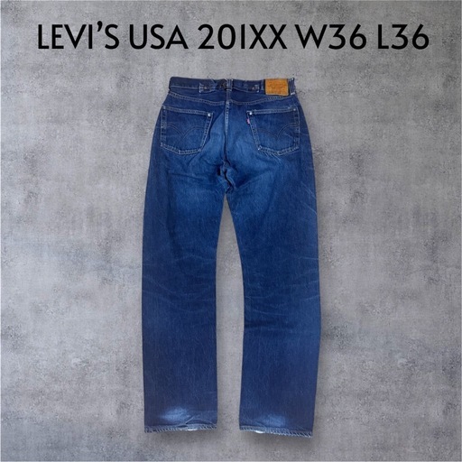 Levis usa製 201XX W36 BIG E 555 復刻 赤耳