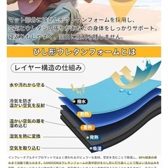 【ほぼ新品】キャンプ　エアー　マットの画像