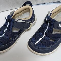 イフミー　サンダル　15.5cm　ネイビーの画像