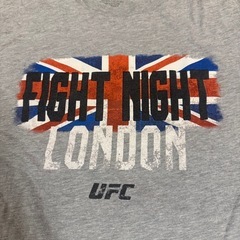 【日本未発売】UFC FIGHT NIGHT LONDON Tシャツ 灰 XLの画像
