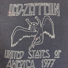 00s LED-ZEPPELIN Tシャツ バンT バンド 灰色 XL相当の画像