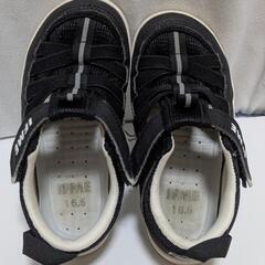 イフミー　サンダル　16.5cm　ブラックの画像