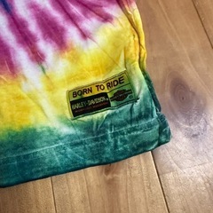 00s HARLEY DAVIDSON タイダイ柄 BORN TO RIDE Mの画像