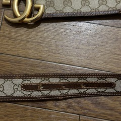 old gucci GGキャンバス ベルトの画像