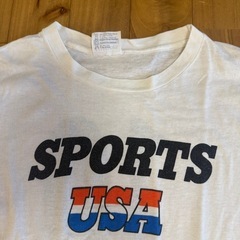 Hanes USA製 SPORT USA TV ASAHI Tシャツ Lの画像