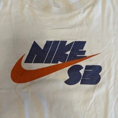 【日本未発売】Nike SBロゴ ナイキ Tシャツ XL相当 白の画像