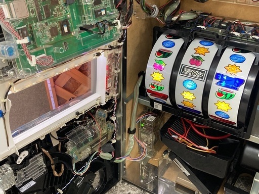パチスロ実機 ディスクアップ （5号機）コイン不要機 ID：126-013759-007