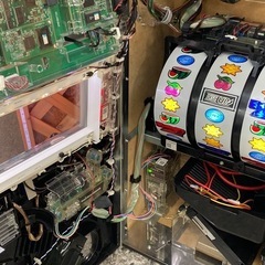 パチスロ実機 ディスクアップ （5号機）コイン不要機 ID：126-013759-007の画像